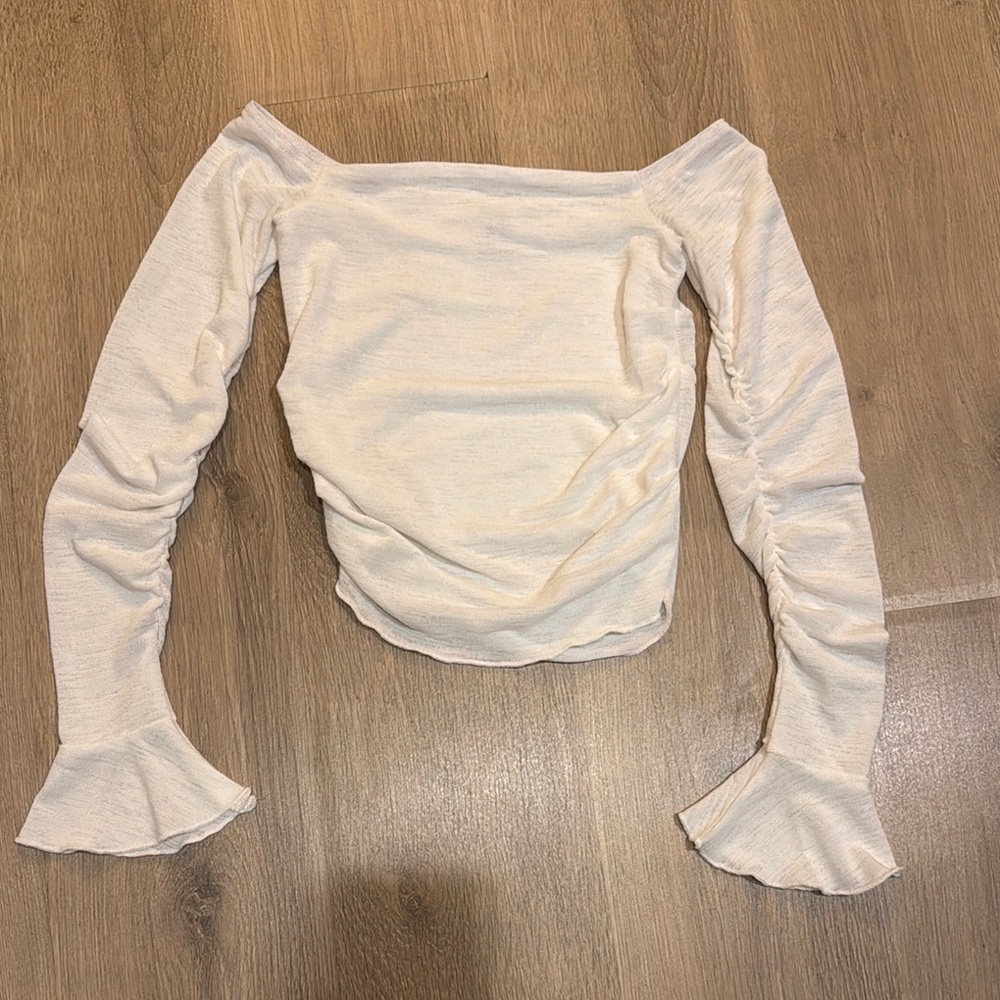 Princess Polly Off-Shoulder White Top